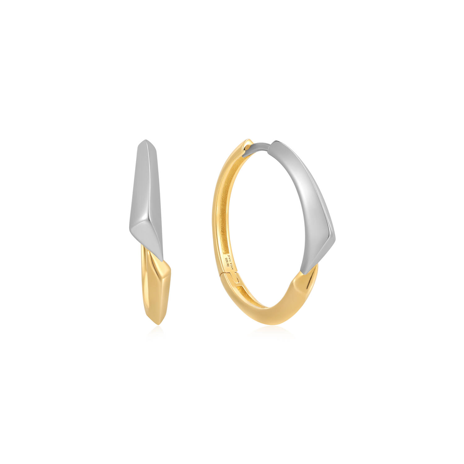  Tough Love - Earrings with studs - Silver / 14kt GP